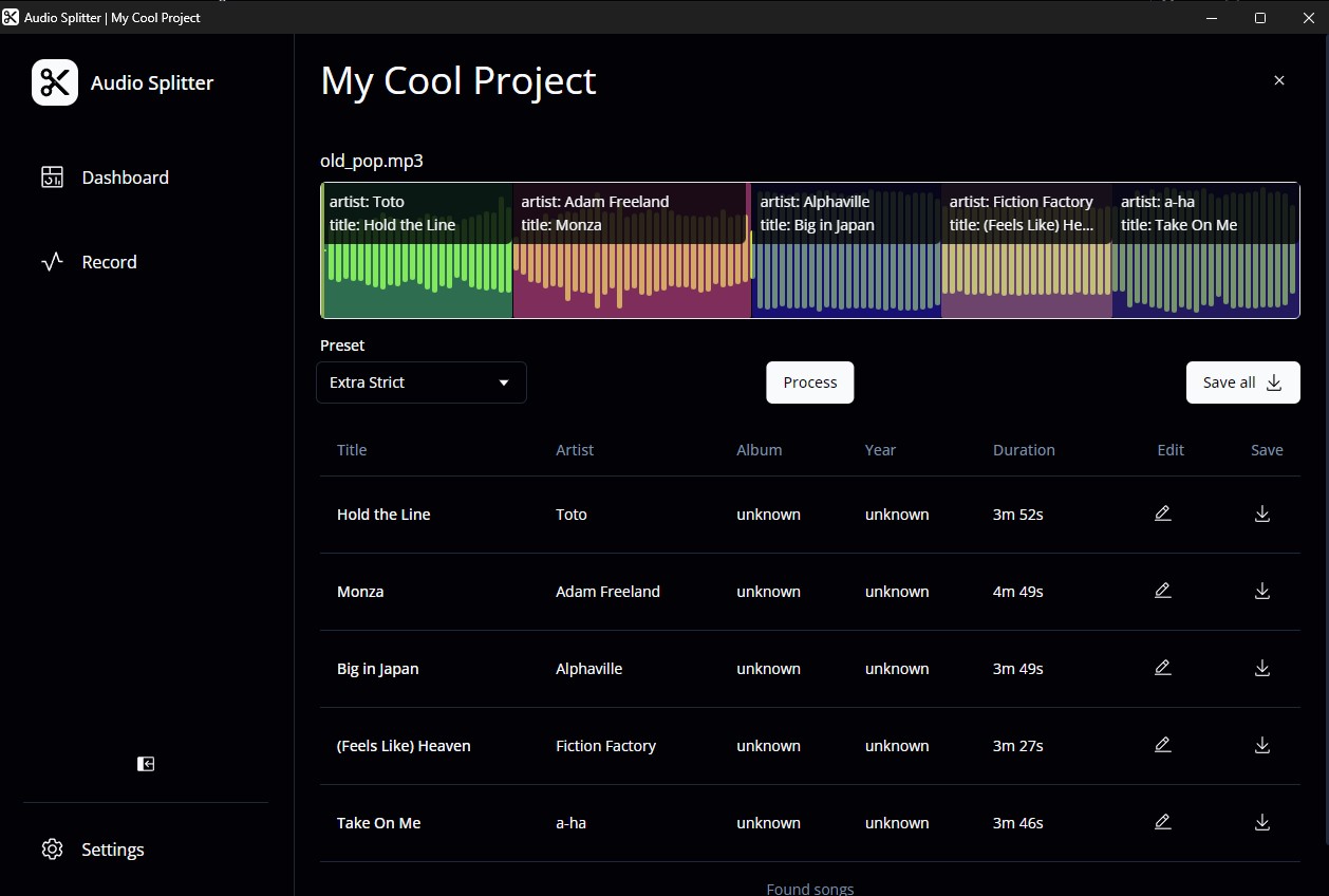 AudioStreamSplitting